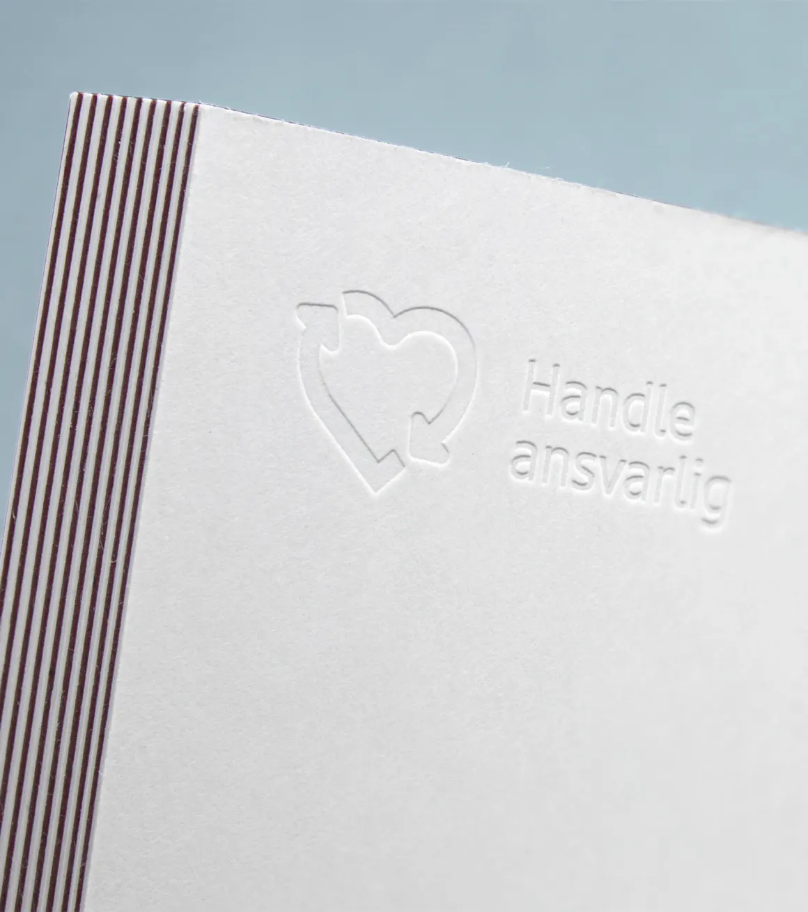 KIND Santander bank embossing handle ansvarlig