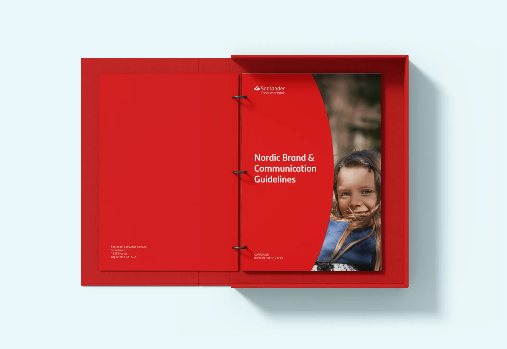 KIND Santander bank brand guidelines