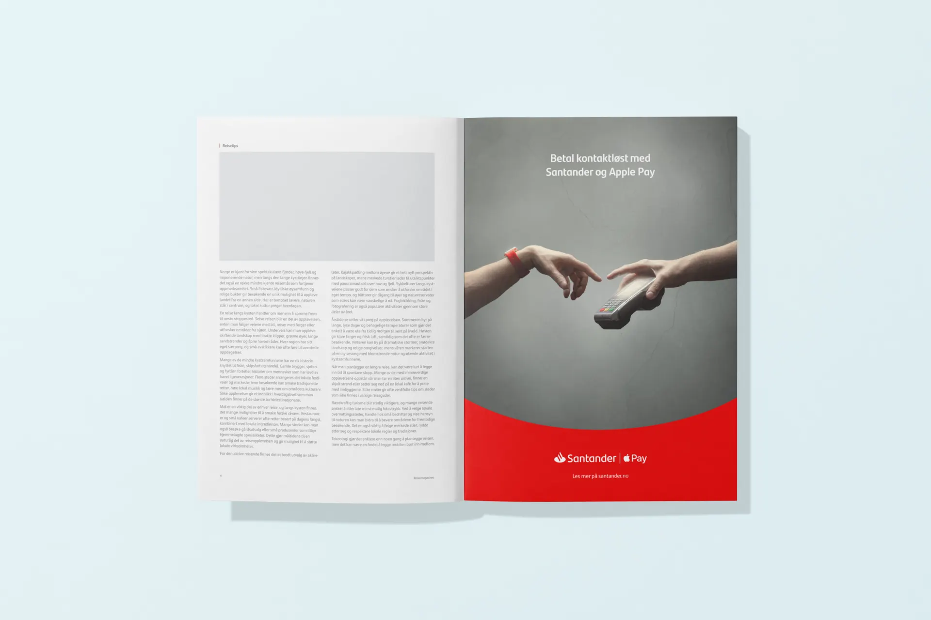 KIND Santander bank apple pay spread