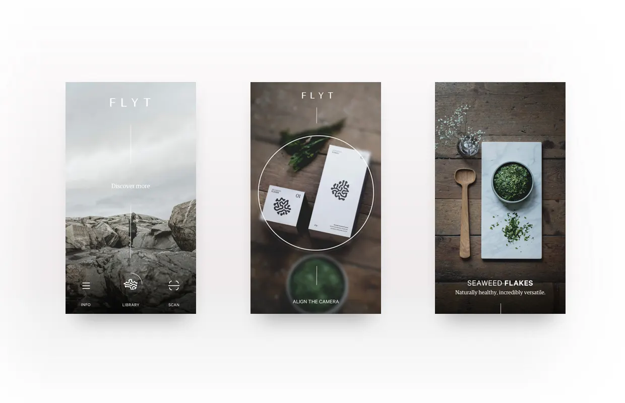 Flyt App Screens
